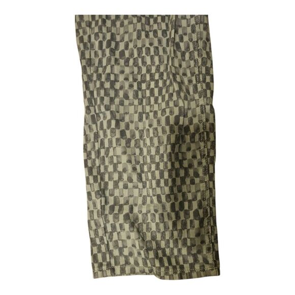 NWT FUTURE COLLECTIVE Straight Leg Checkered Denim Pant - Size 8 - Picture 9 of 12